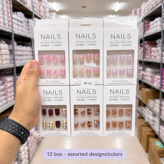 Glitter Press on nails (1Dz) - UBKWS2053