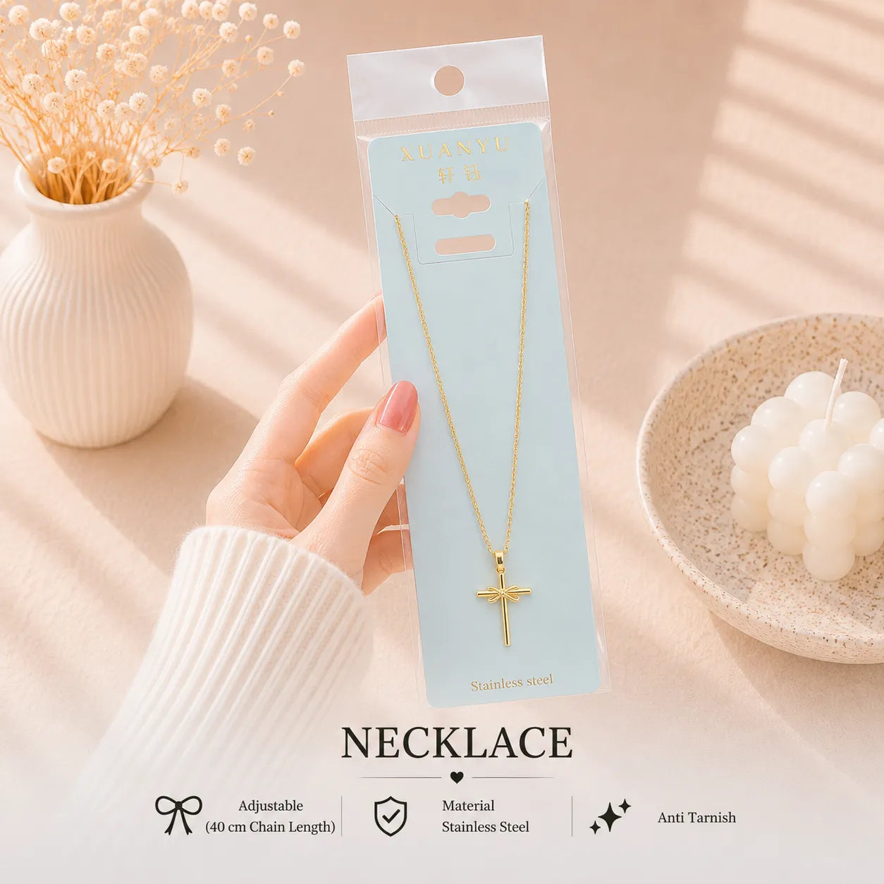 Korean Pendant Necklace - UBKWS4016
