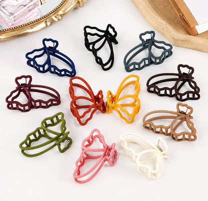 Matt butterfly hair claw (1Dz) - UBKWS465