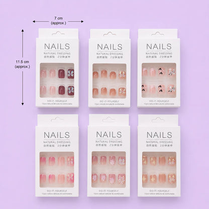 Glitter Press on nails (1Dz) - UBKWS2053