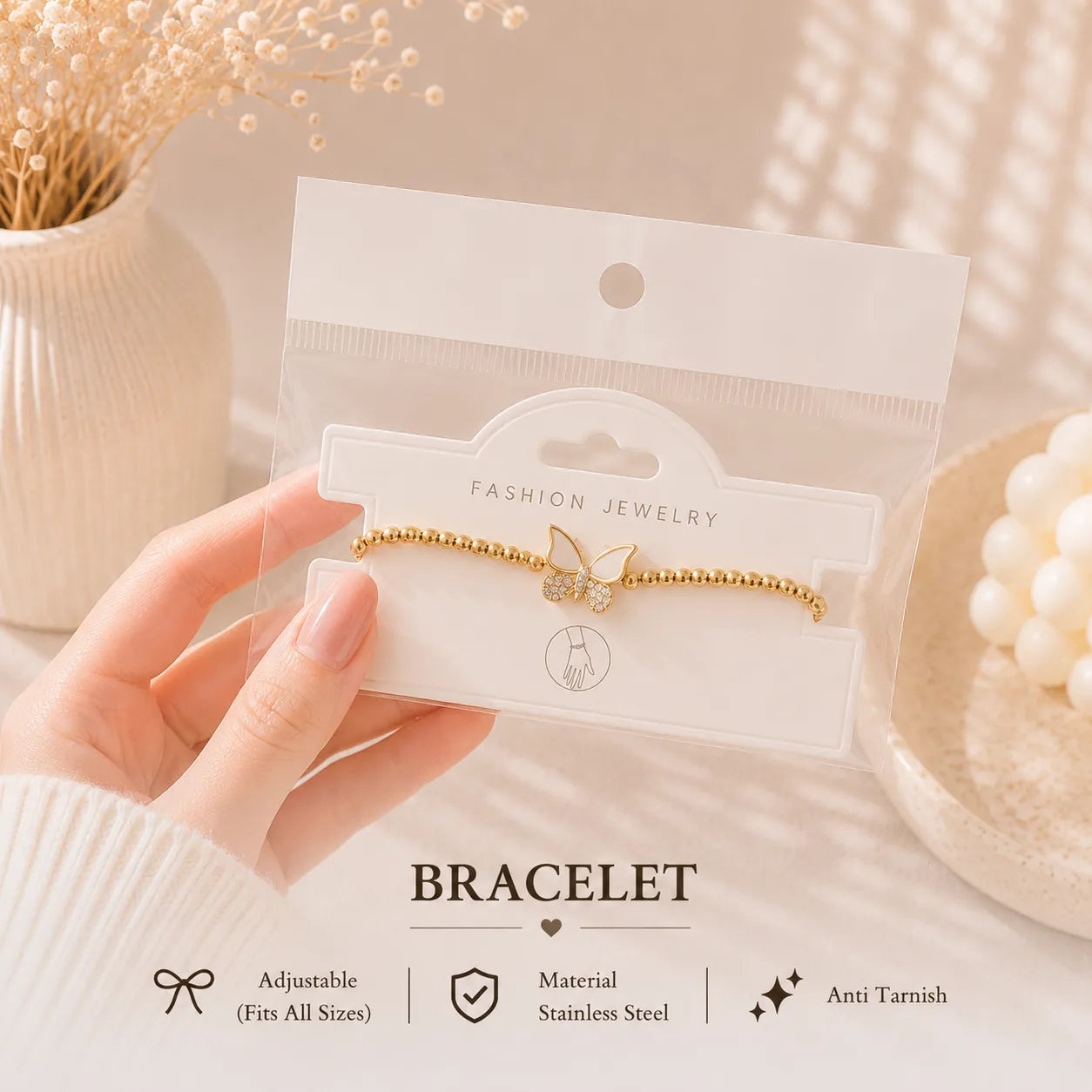 Adjustable Charm Bracelet  - UBKWS3033