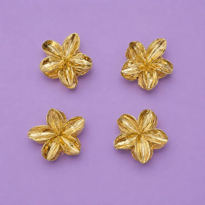Flower metal hair claw (1Dz) - UBKWS2808
