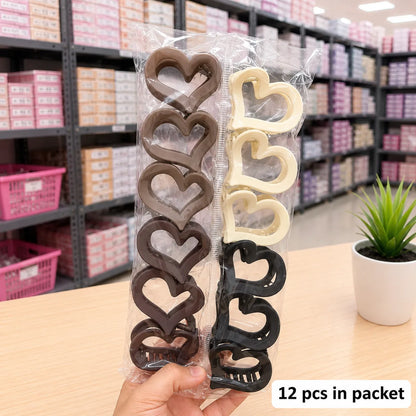 Korean matt hair claw (1Dz) - UBKWS4164