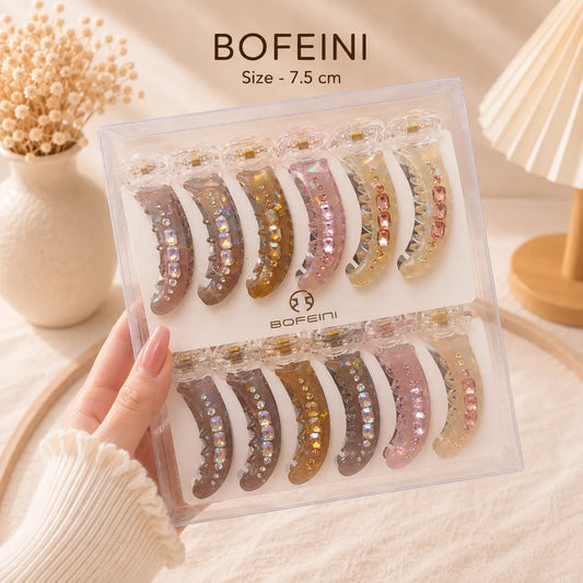Premium Bofeini hair claw (1Dz) - UBKWS4052