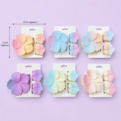 Hibiscus Gradient hair claw combo (1Dz) - UBKWS2883