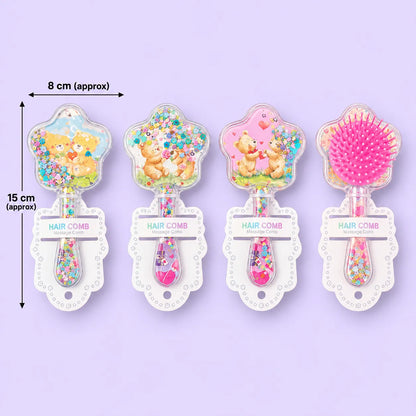 Star Kids Glitter hair brush (1Dz) - UBKWS4328
