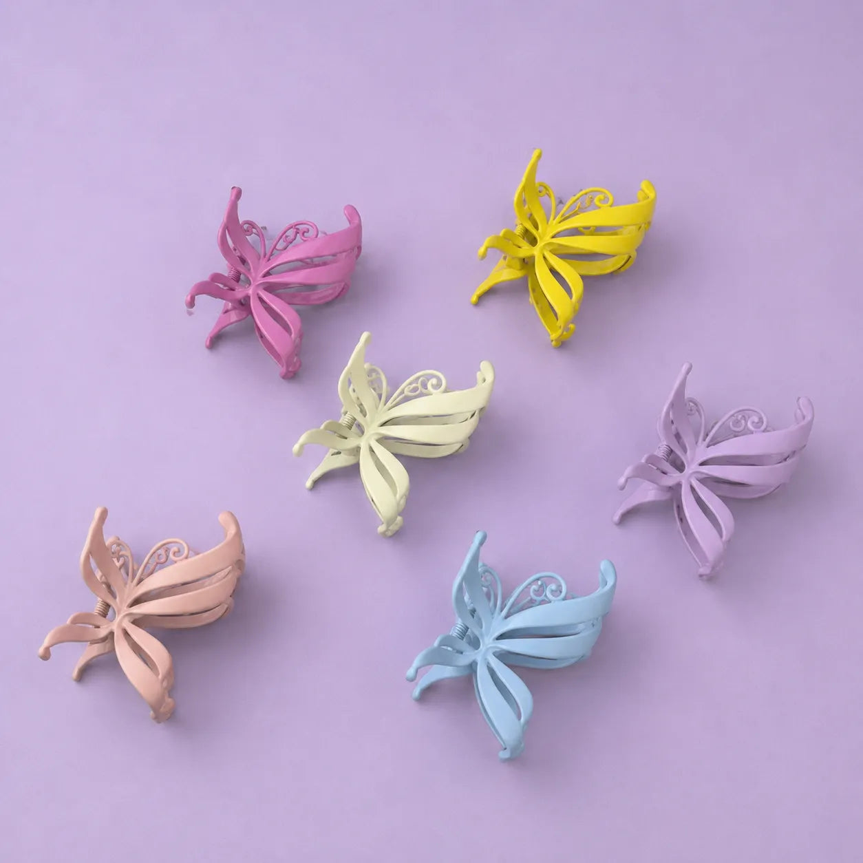 Premium Metal hair claw clip (6Pcs) - UBKWS2825