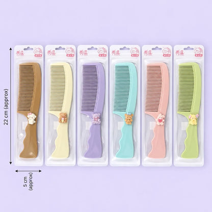 Miniature pastel hair comb (1Dz) - UBKWS4235