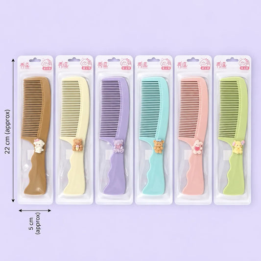 Miniature pastel hair comb (1Dz) - UBKWS4235