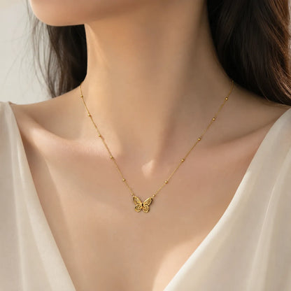 Butterfly Necklace (1Pc) - UBKWS3000