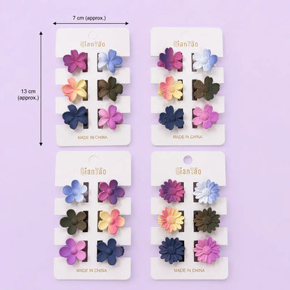Mini gradient hair claws card (1Dz) - UBKWS2941