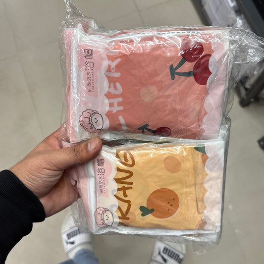 Fruit Print Waterproof Shower Cap (12Pcs) - UBKWS1159