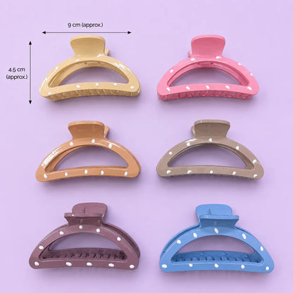 Dotted Glossy hair claw - UBKWS2890