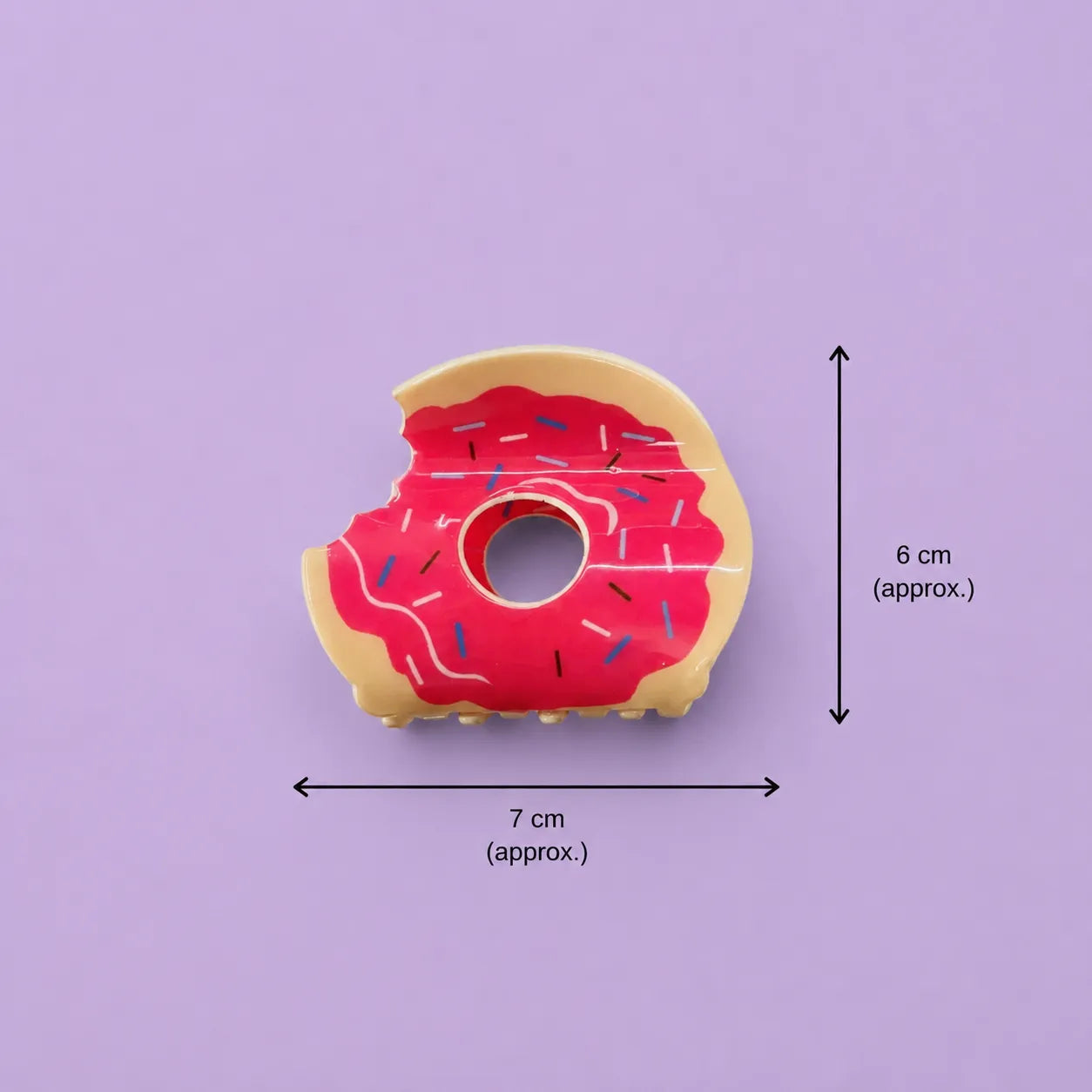 Acrylic Donut Hair claw (1Dz) - UBKWS2856