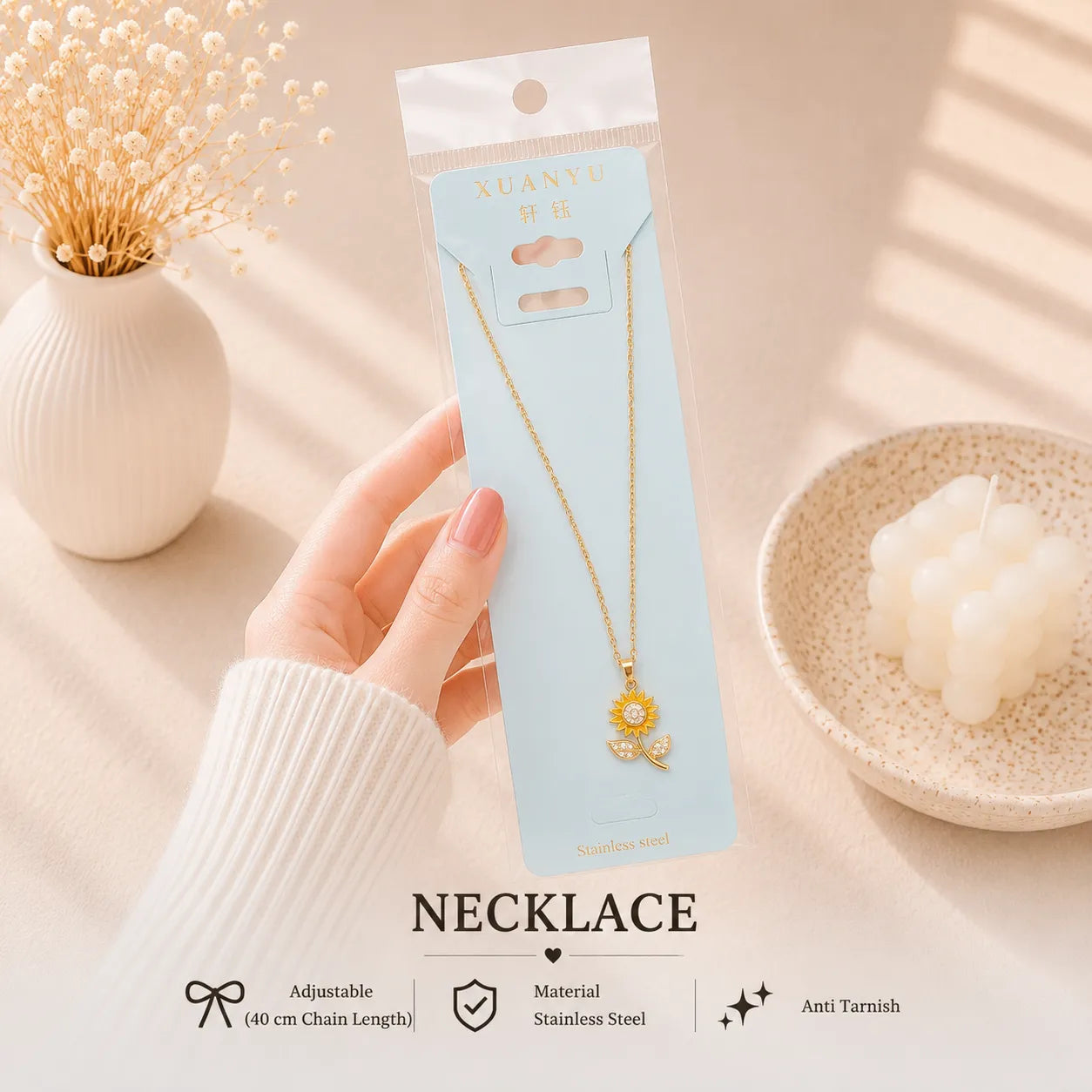 Korean Pendant Necklace - UBKWS4018