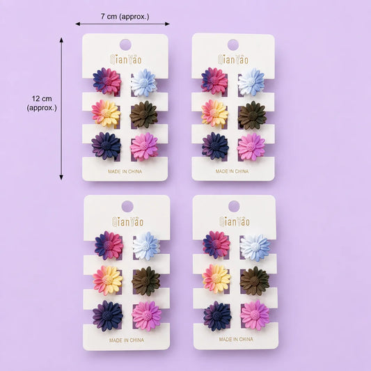 Mini gradient hair claws card (1Dz) - UBKWS2961