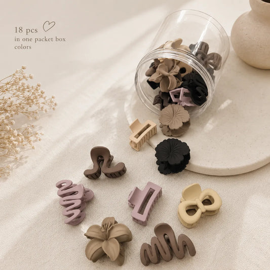Matt hair claw (18 Pcs) - UBKWS3073