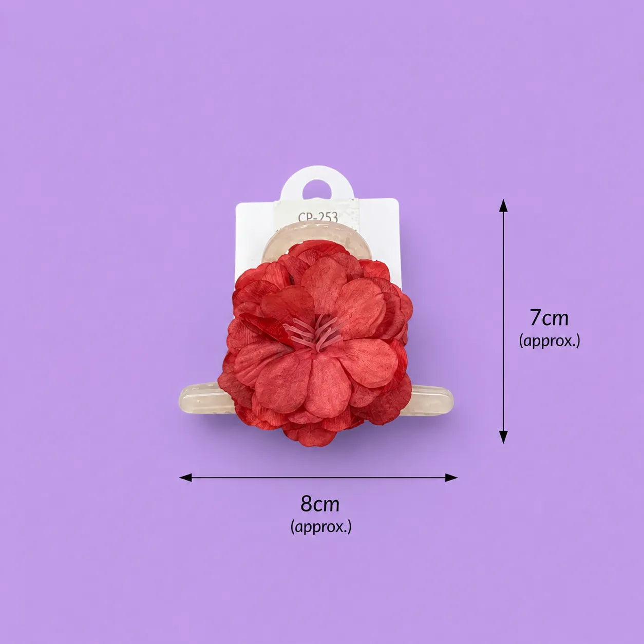 Floral hair claw (1Dz) - CP-253