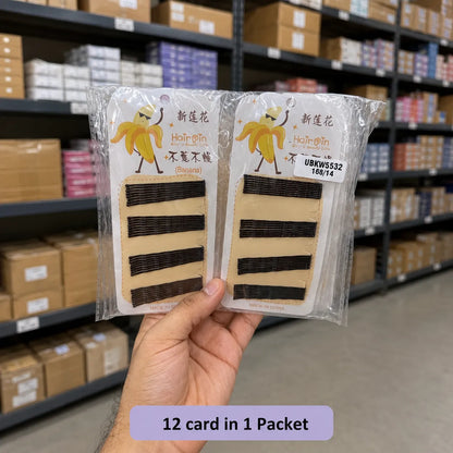 Zig zag bobby pins card (1Dz) - UBKWS532