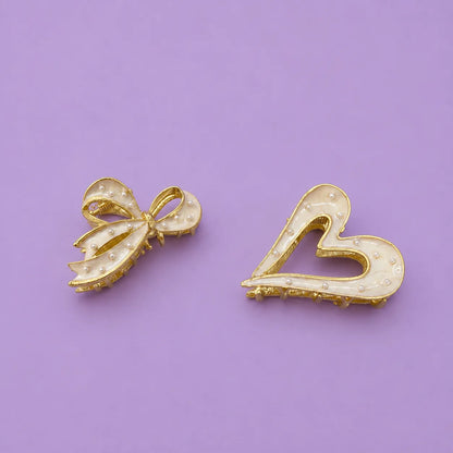 Premium Bow metal hair claw (6Pcs) - UBKWS2806
