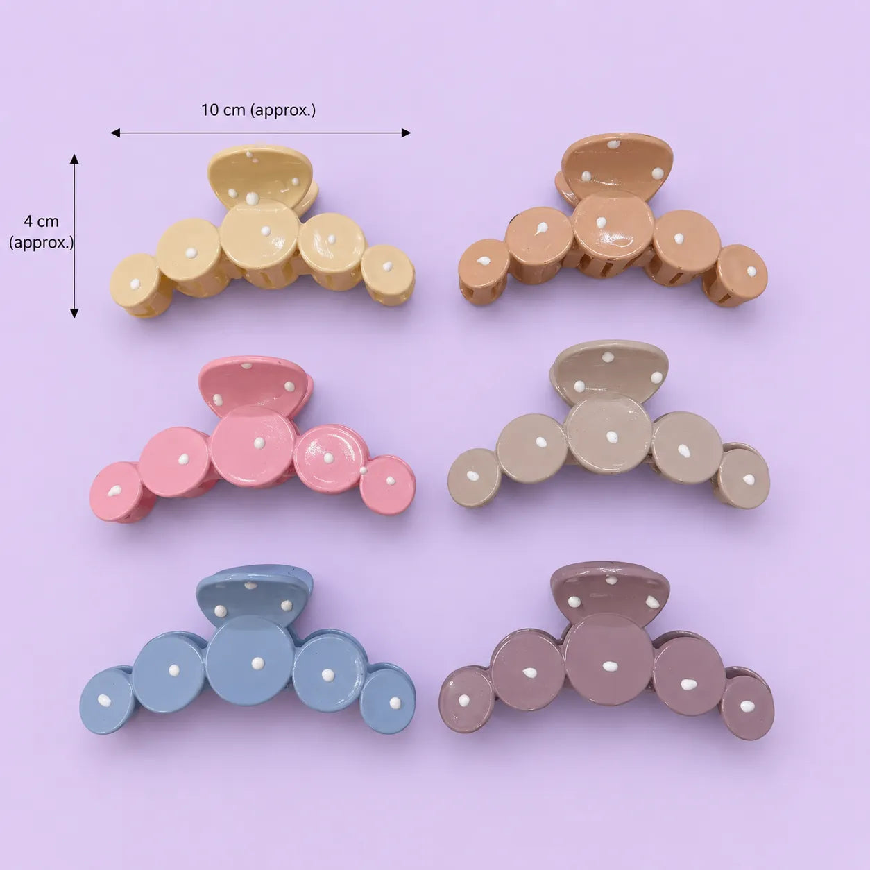 Dotted Glossy hair claw - UBKWS2892