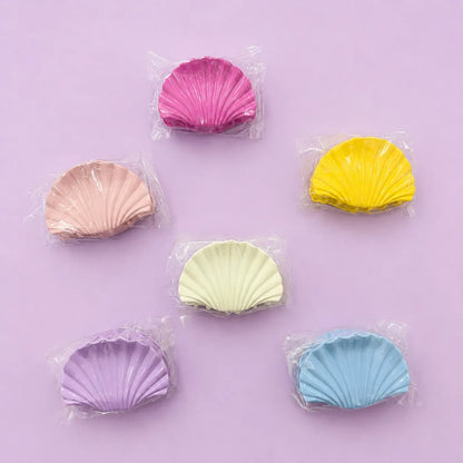Premium Shell Metal hair claw clip (6Pcs) - UBKWS2790