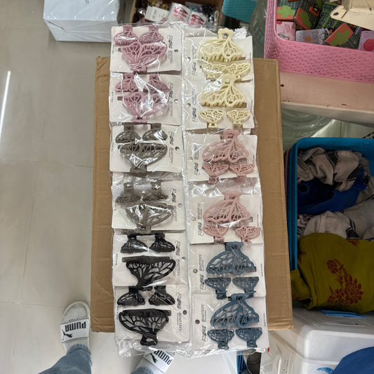 Matte Daisy Hair Claw Set (12 Sets) - UBKWS1174