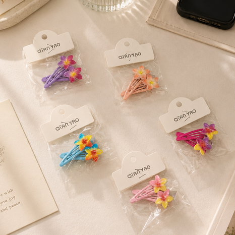 Flower Snap Hair Clip (10 Pair) - UBKWS2479