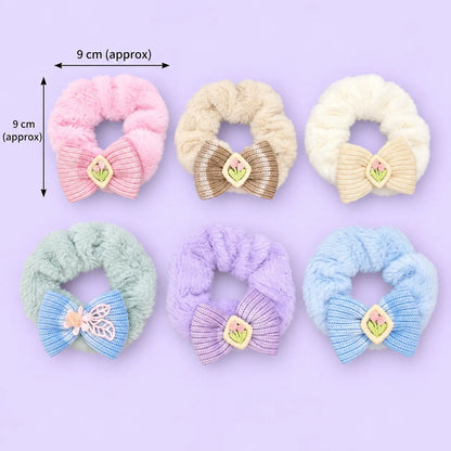 korean Fur har scrunchies (1Dz) - UBKWS4259