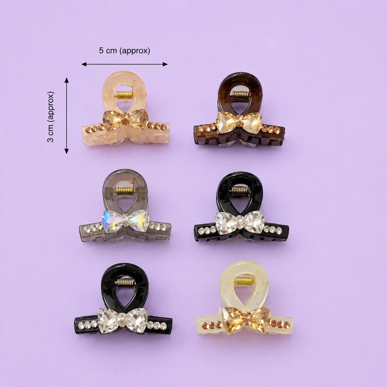 Premium Bofeini hair claw (1Dz) - UBKWS4183