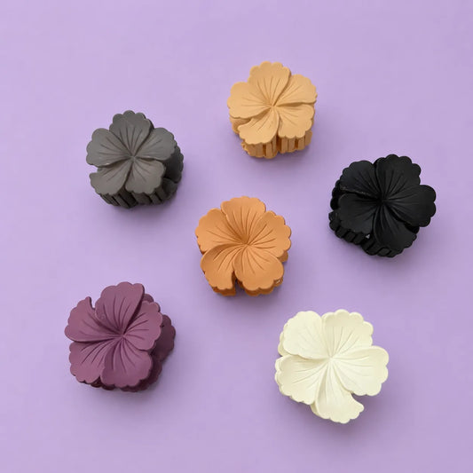 Hibiscus Matt hair claw (1Dz) - UBKWS2851