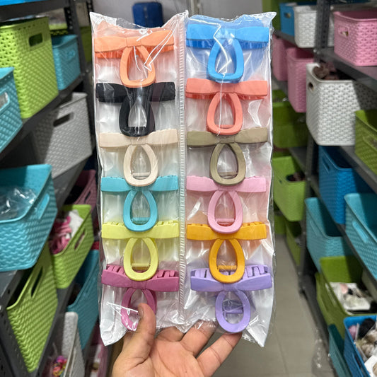 Bow Shape Matte Hair Claw (1Dz) - UBKWS2460