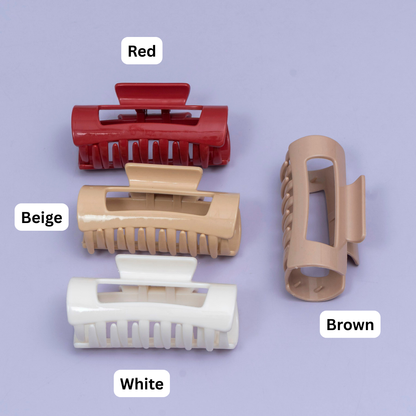 XL Unbreakable Classic Rectangular Hair Claw (1Dz) - UBKWS2531
