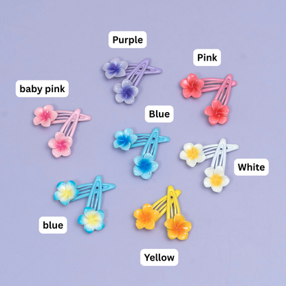 Flower Snap Hair Clip (10 Pair) - UBKWS2562