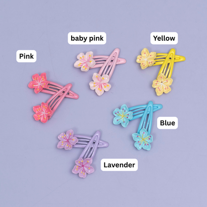 Blossom Snap Hair Clip (10 Pair) - UBKWS2563