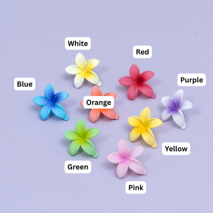 Matte Flower Claw Clip (10Pairs) - UBKWS2566