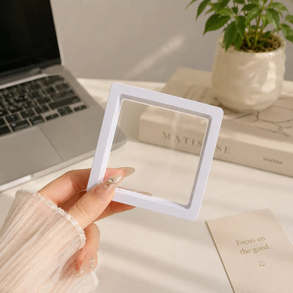 9x9 Cm - 3D Floating box (10Pcs) - White
