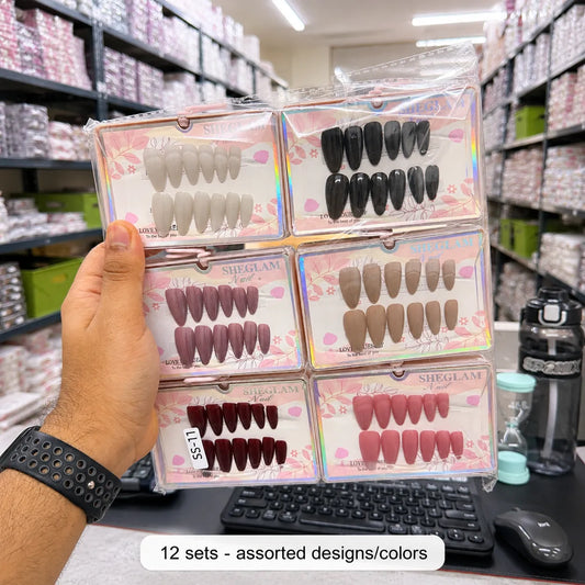 Glossy Press on nails (1Dz) - UBKWS2940