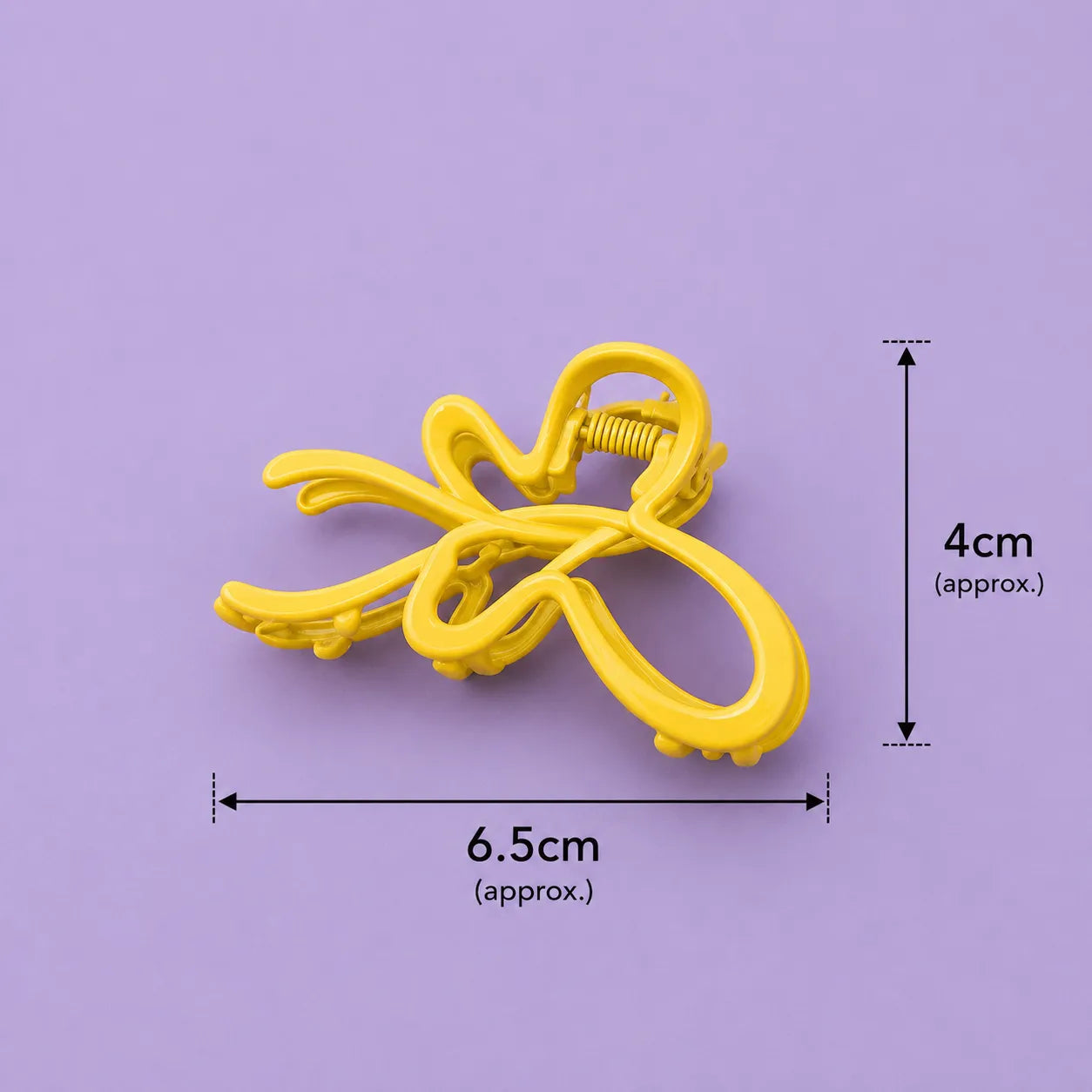 Premium Metal hair claw clip (6Pcs) - UBKWS2824