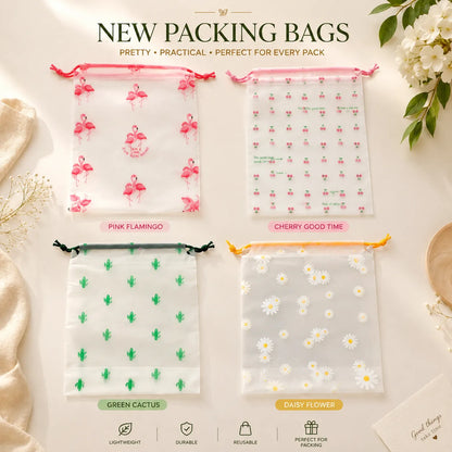 Printed Jute bag -  25x18cm (50Pcs)  - UBKWS4193
