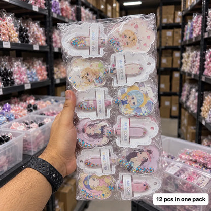 Paws Kids Glitter hair brush (1Dz) - UBKWS4330