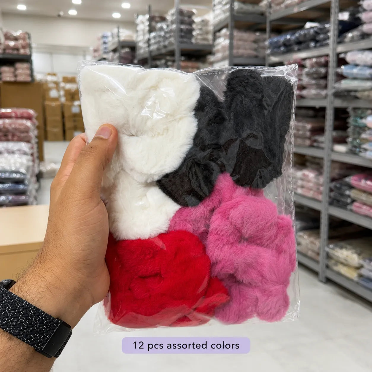 Fur Scrunchies (1Dz) - UBKWS2818