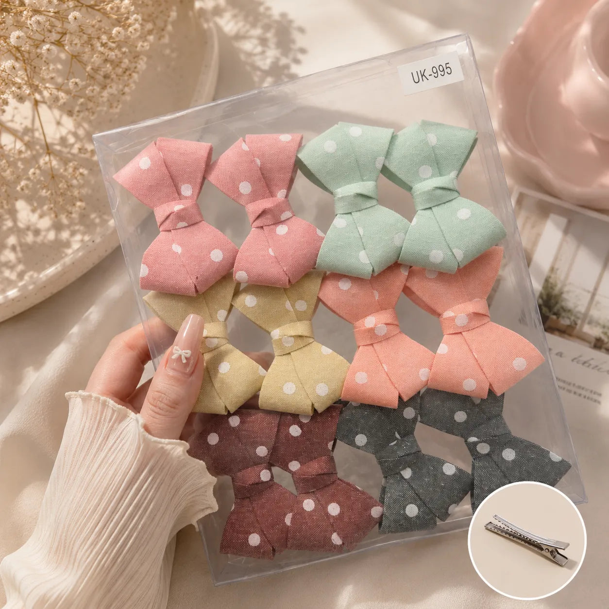 Bow hair pin (1Dz) - UBKWS2830