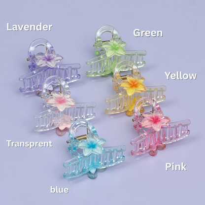Pastel Floral Mini Hair Claw (1Dz) - UBKWS2398