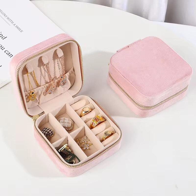 Velvet Jewelry Organizer Box (12Pcs) - UBKWS1233