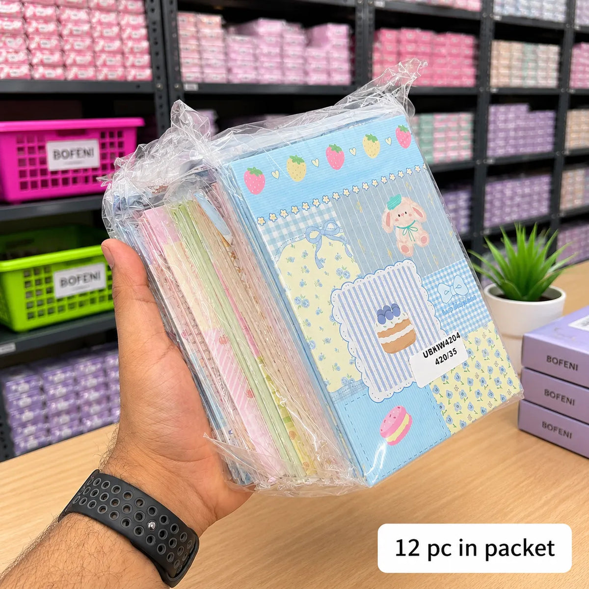 Korean foldable desk mirror (1Dz) - UBKWS4204