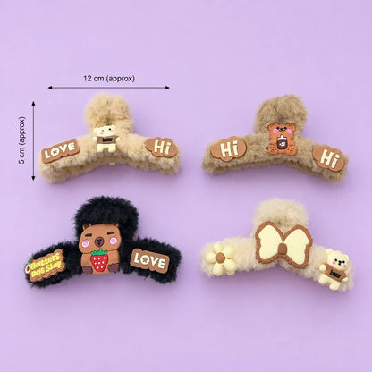 Korean miniature fur hair claw (1Dz) - UBKWS4210