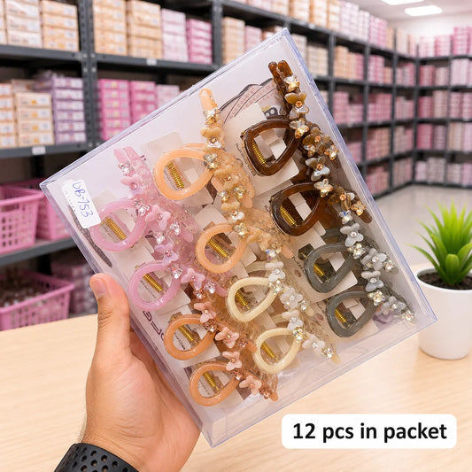 Premium Bofeini hair claw (1Dz) - UBKWS4163