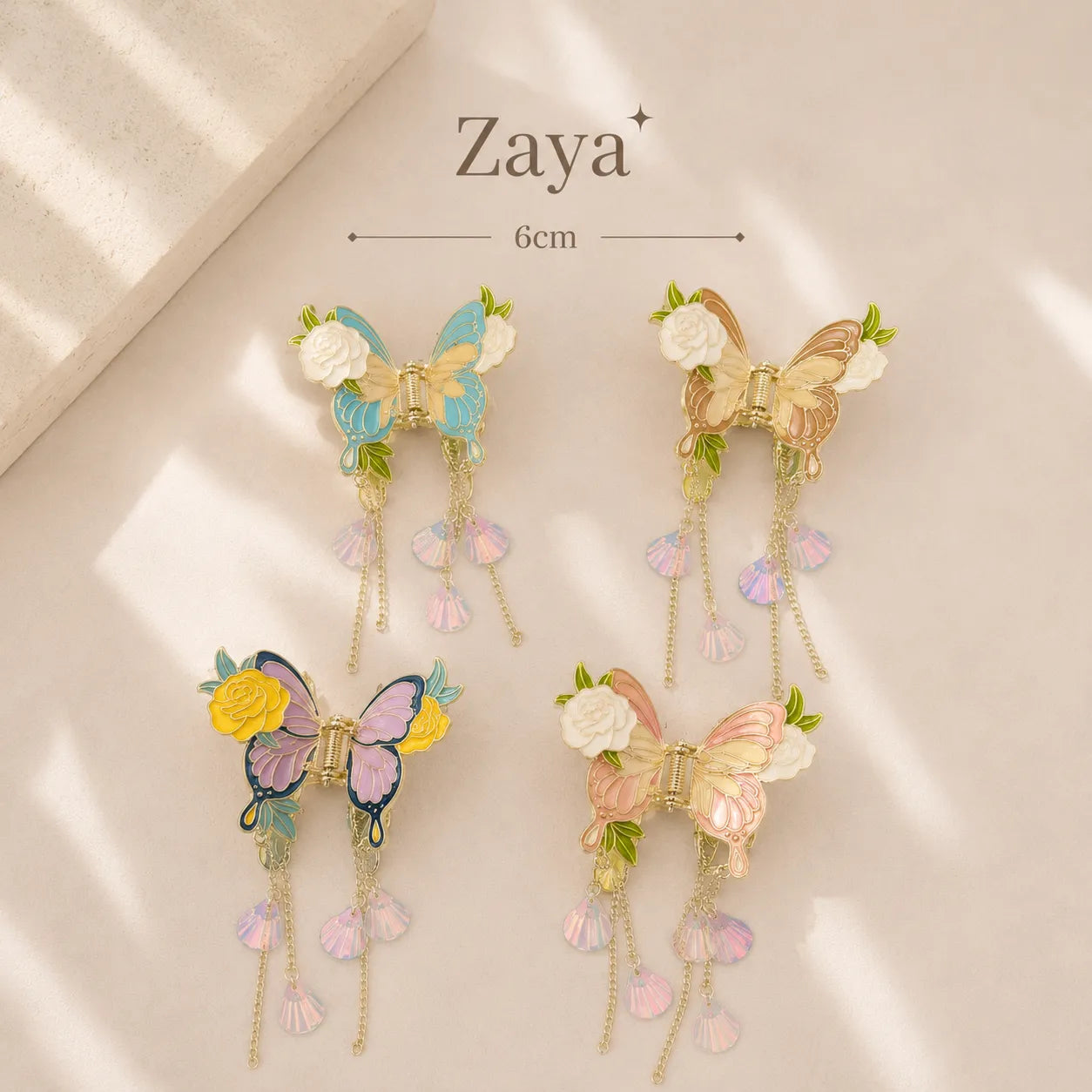 Zaya Premium hair claw (4Pcs) - UBKWS3098
