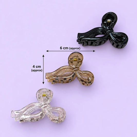 Knot medium hair claw (1Dz) - UBKWS4321